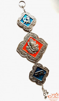 Індійський Оберіг Ганеша -дзвіночок, метал, Індія.