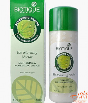 Bio morning nektar lotion (120ml) biotique, утренний нектар, лосьон,ніжний крем для обличчя.