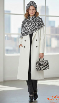 Теплий-широкий шарф &quot;Зебра&quot;- Анімалістичний принт, бавовна, двосторонній, чорно-білий. Індія