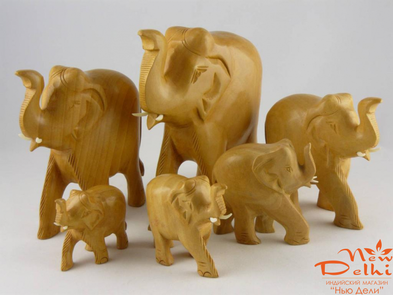 Слон Н=10 см дерев'яний  Індія
