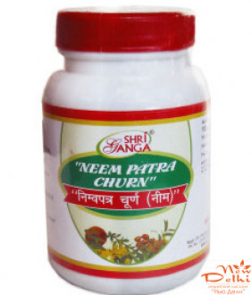 Ним порошок Шри Ганга 100 г (Neem Churna Shri Ganga)-для лечения кожных заболеваний, заболеваний крови...