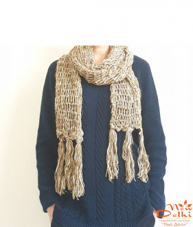 Шарф "Неформал" вовна - акрил в'язаний .Індія