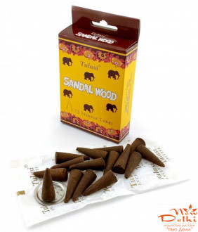 Sandalwood Incense Cones(Tulasi)