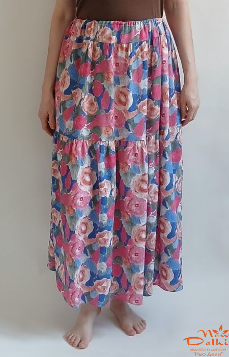 Спідниця штапель, довга.