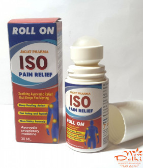 ISO Pain Relief Jagat pharma/ roll on/  пейн релиф 30 мл масло от боли