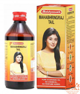 Масло от облысения Махабрингарадж, 100 мл, Байдьянатх; Mahabhringraj Oil, 100 ml, Baidyanath