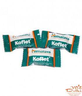 Koflet 10 tab  Himalaya-від болю в горлі та від кашлю