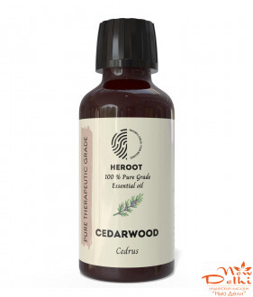 Cedarwood Heroot -чиста терапевтична ефірна олія Кедру. Індія. 10 мл.