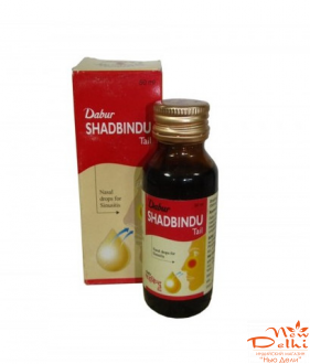 Shatbindu oil  DABUR- Шадбинду капли от гайморита Дабур 25 мл