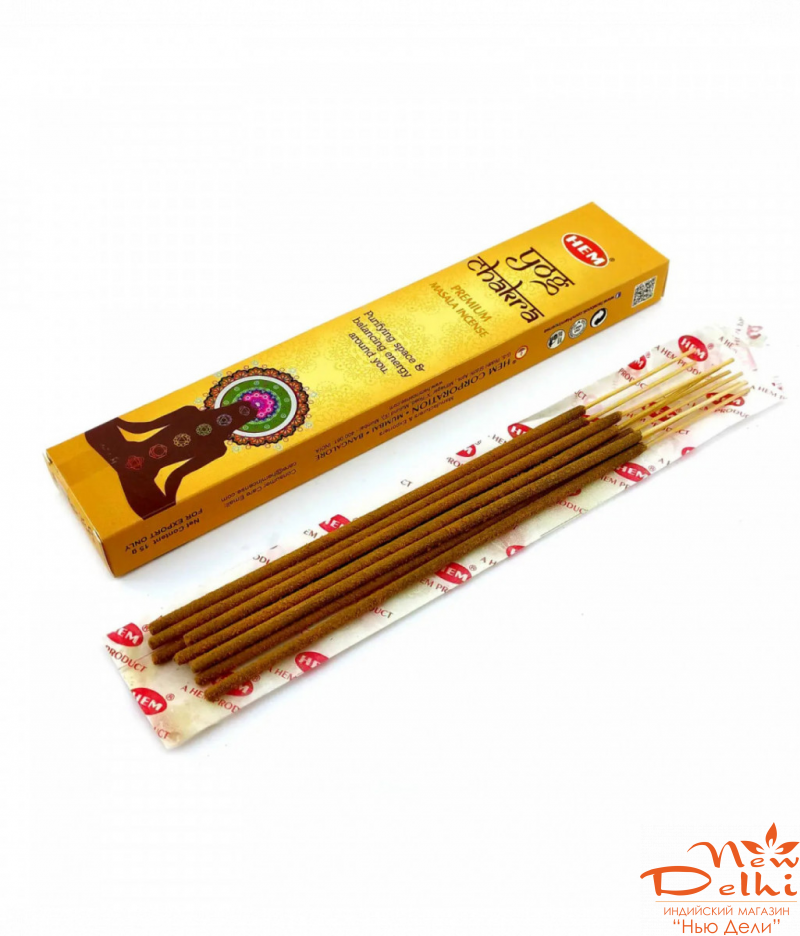 Yogа Chakra Masala 15 Gms(Йога Чакра)(Hem)(Пилкові пахощі)
