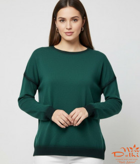 Свитр Elena Cao кашемир у кольорі бірозовий .