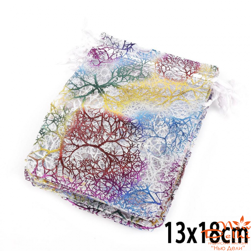 Мешочок органза  13*18 см, білий